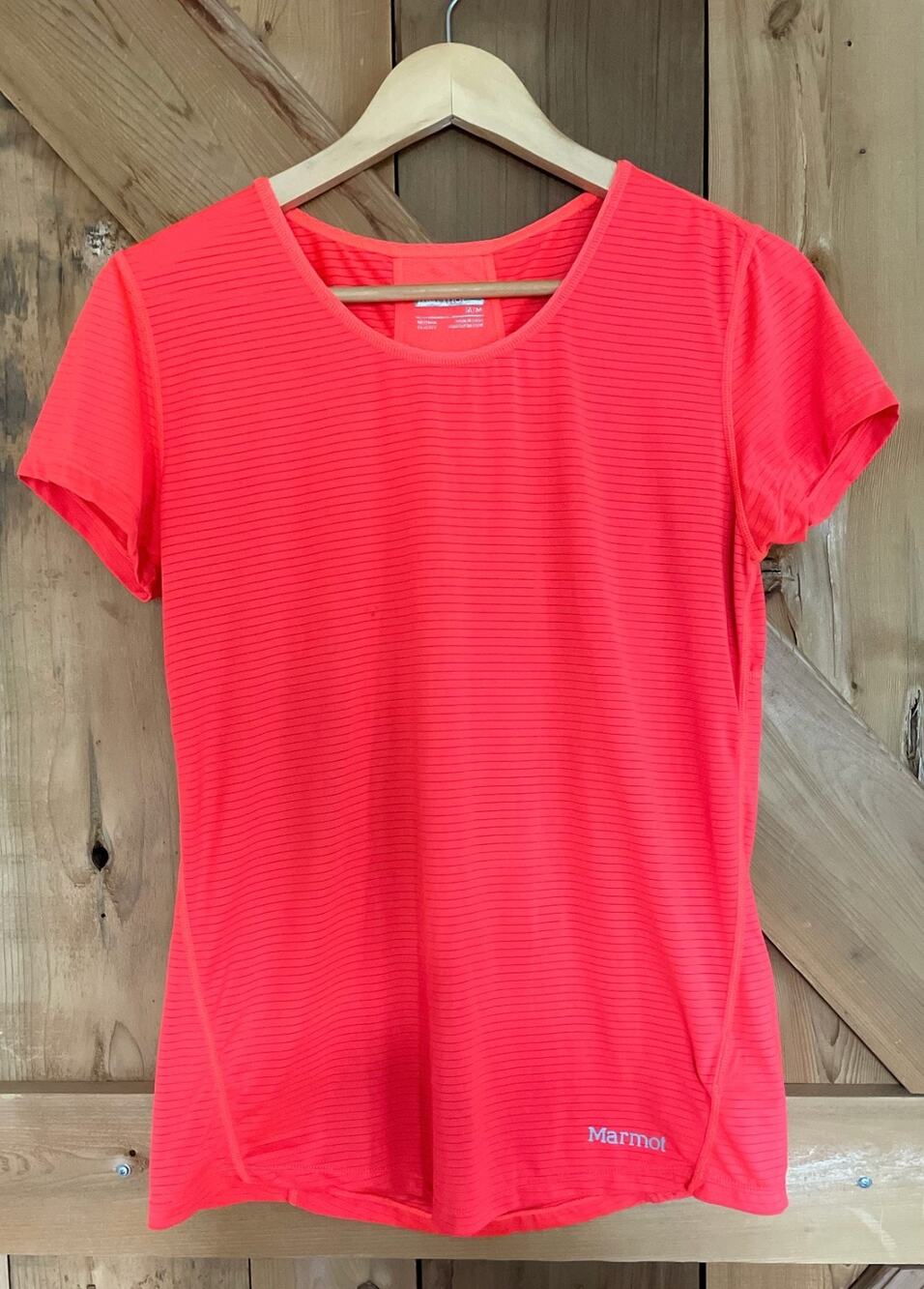 Womens Marmot Essential Short Sleeve Tee Shirt T-Shirt Active UPF Wicking Size M